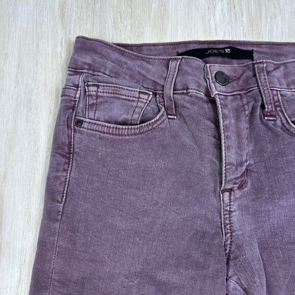 Joe’s Jeans Purple Mauve The Skinny Low Rise Stretch Casual Everyday Jeans 24 - Picture 3 of 16
